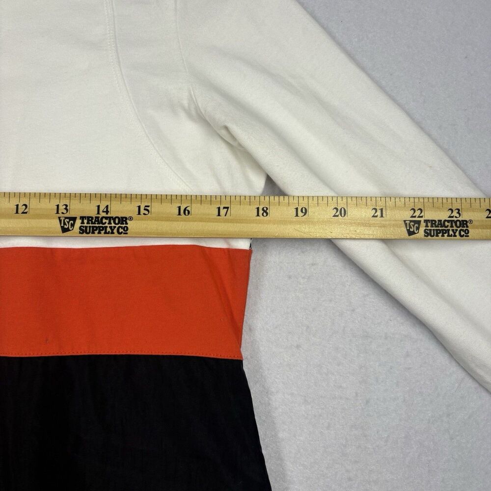 Nike International Long Sleeve Dress Womens M White Black Red Colorblock - Picture 4 of 8